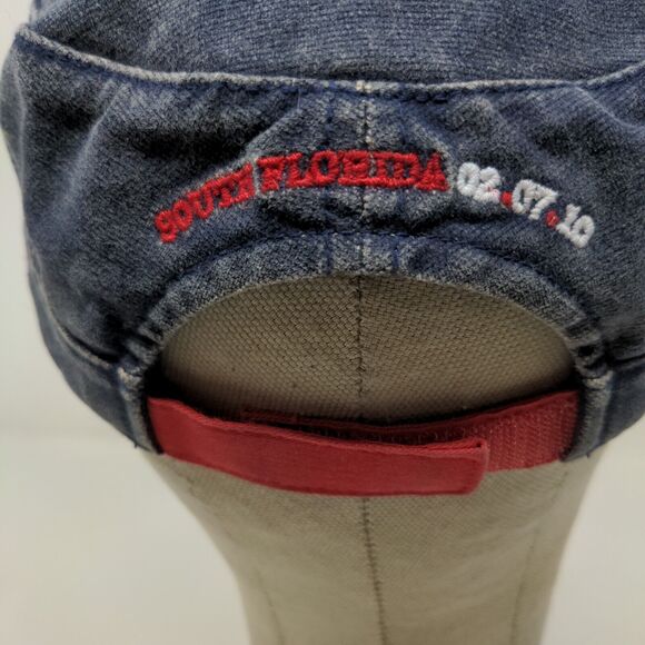 Reebok Women's Super Bowl XLIV Cadet Cap Hat Blue Adjustable Strapback - Picture 8 of 12